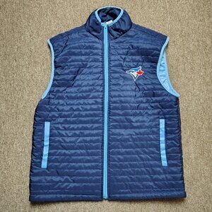 TORONTO BLUE JAYS Vest Men XL Blue Full Zip Stadium Giveaway 2022 Polyester MLB